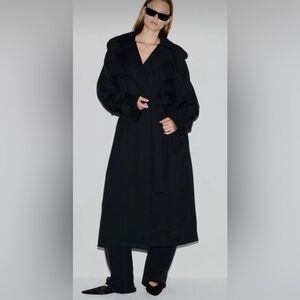 SKIMS Charcoal Trench Coat - NWT (MSRP:  $248.00)